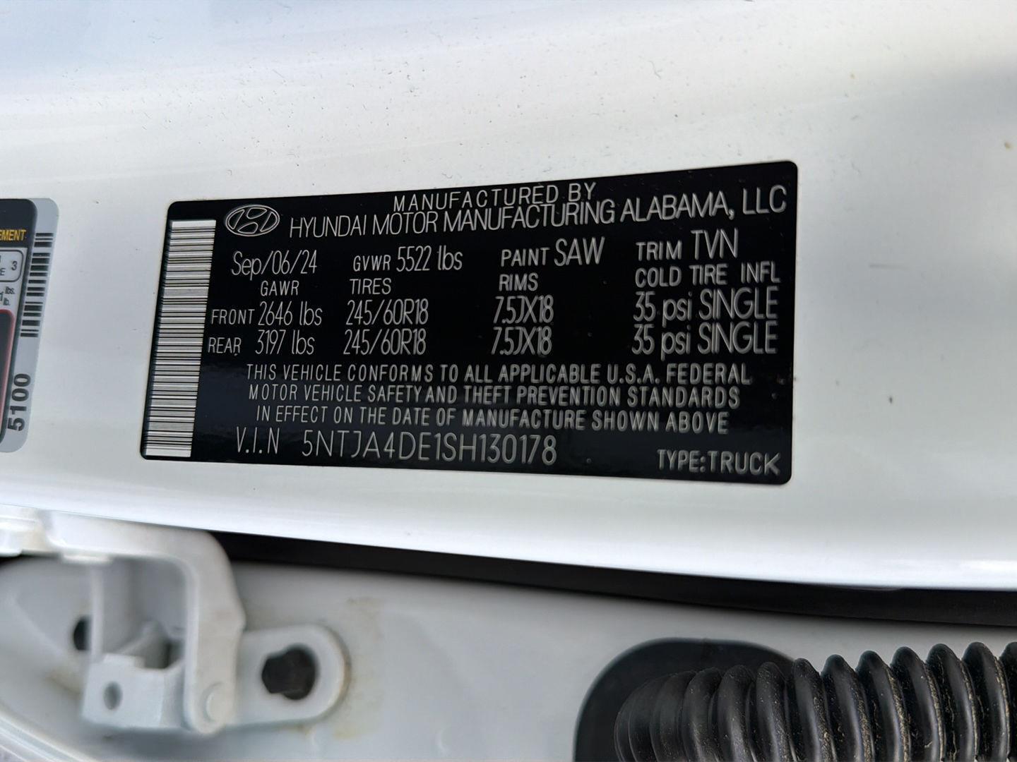 Used 2025 Hyundai Santa Cruz Truck