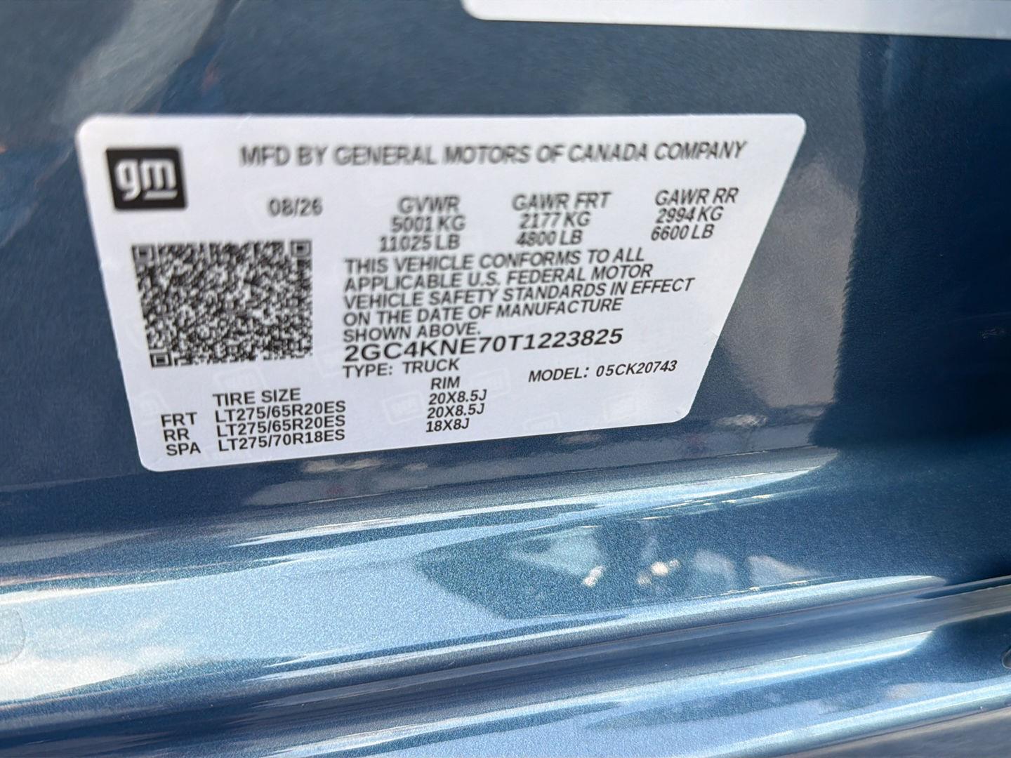 New 2026 Lakeshore Blue Metallic Chevrolet LT image 37