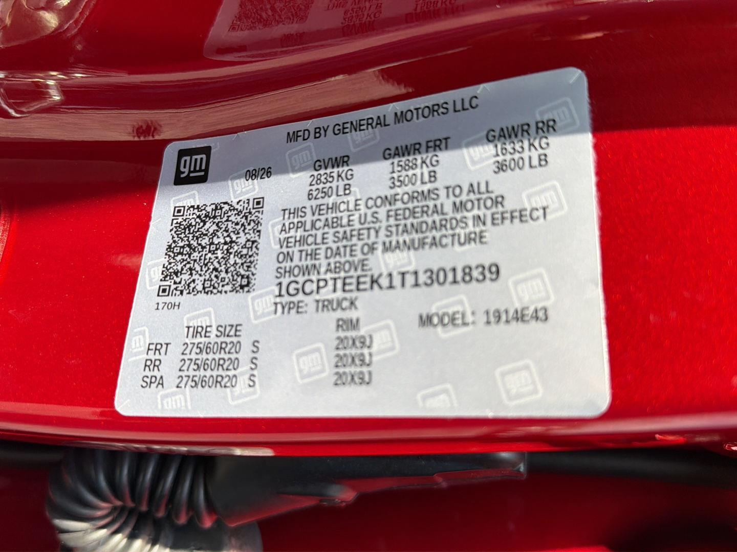 New 2026 Radiant Red Tintcoat Chevrolet 4WD Trail Boss image 35