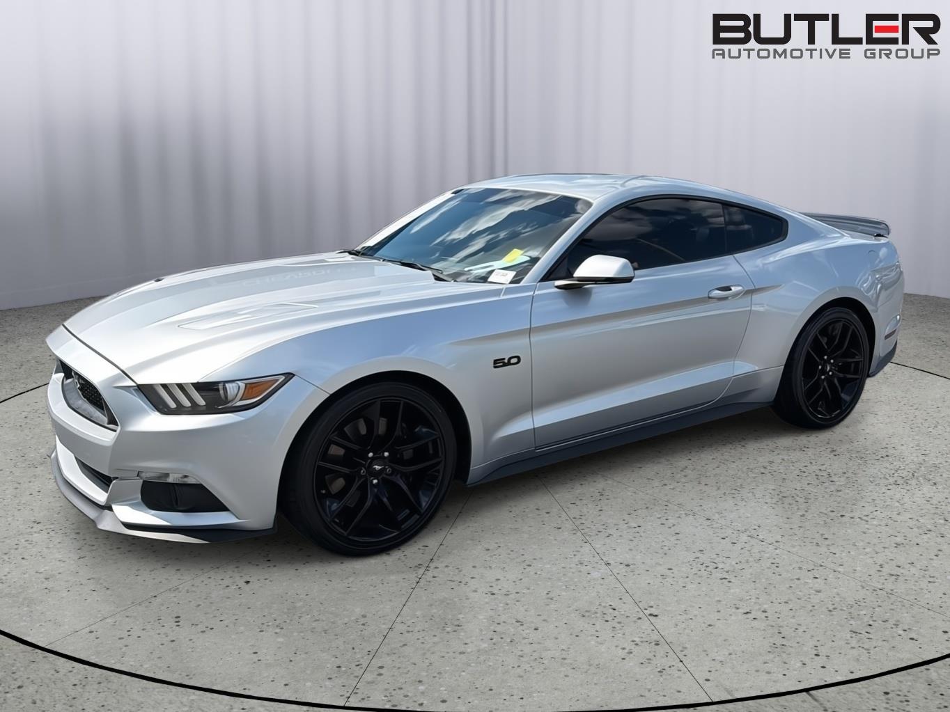 Ingot Silver 2016 Ford Mustang Coupe Rear-Wheel Drive 6-Speed Automatic