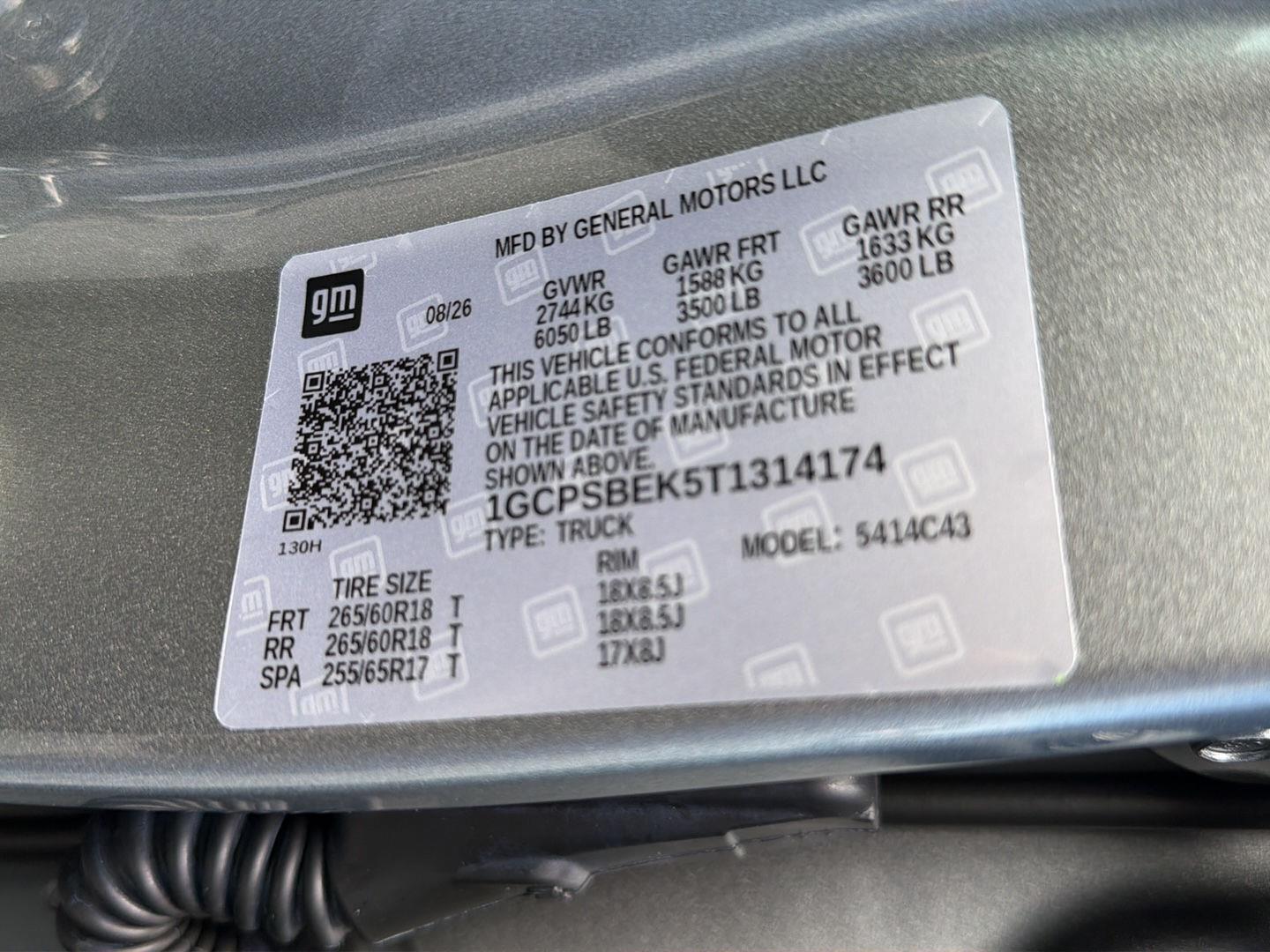New 2026 Sterling Gray Metallic Chevrolet 2WD Work Truck image 34