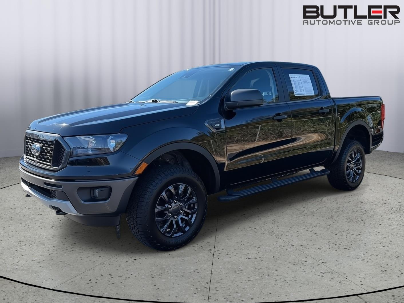 Shadow Black 2023 Ford Ranger Pickup Truck Four-Wheel Drive Automatic