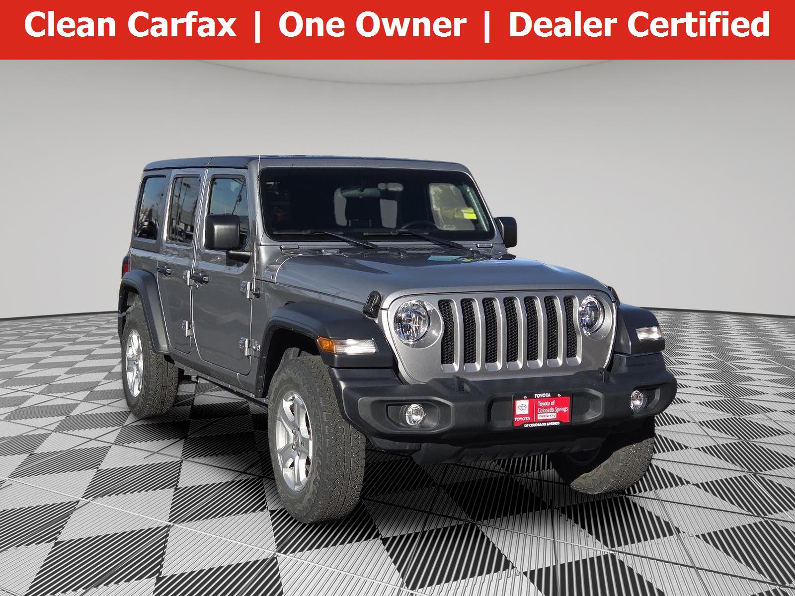 Billet Silver Metallic Clearcoat 2020 Jeep Wrangler Unlimited Sport S 4WD SUV / Crossover Four-Wheel Drive 8-Speed Automatic