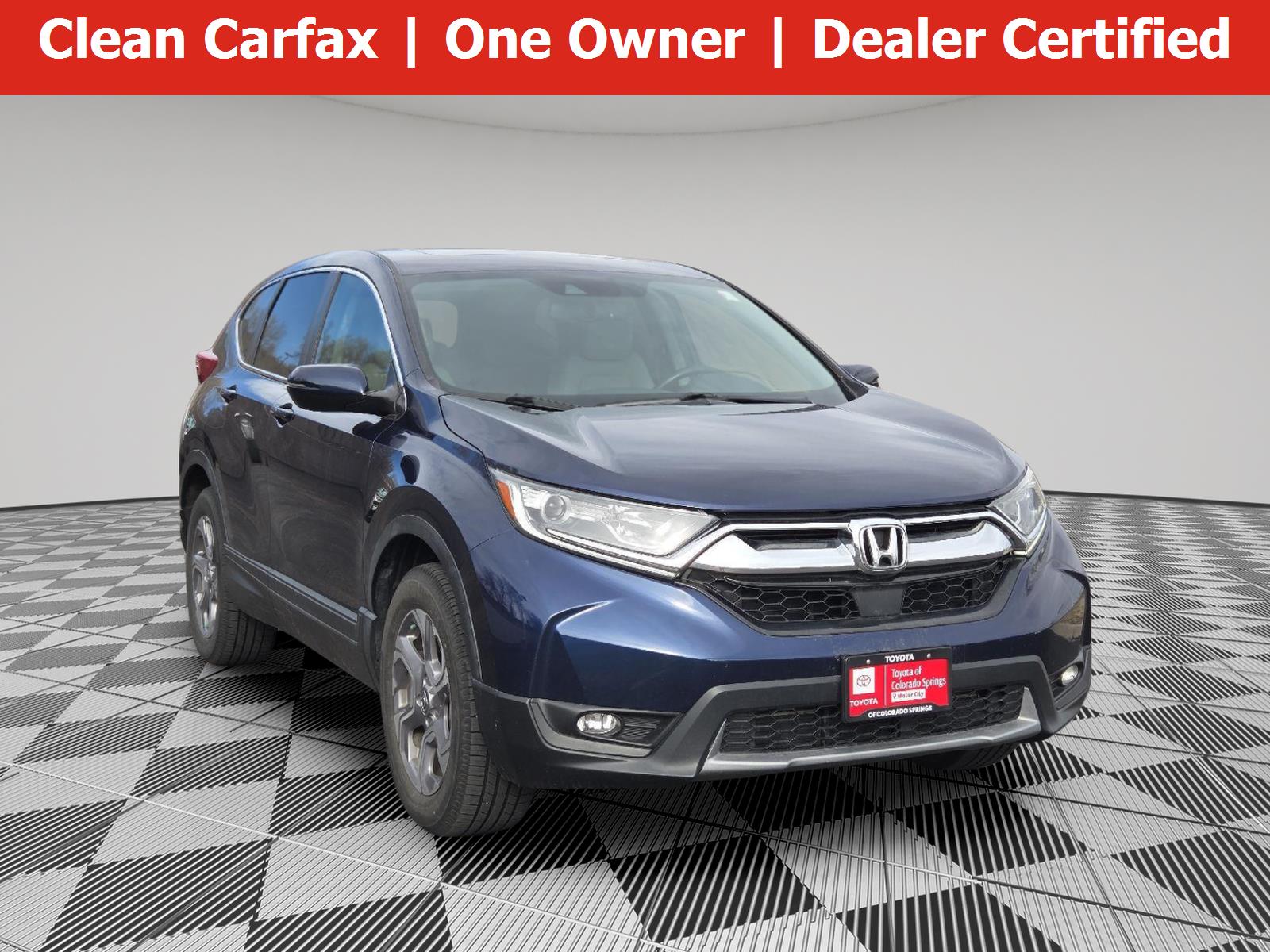 Black (Obsidian Blue Pearl) 2019 Honda CR-V EX-L AWD SUV / Crossover All-Wheel Drive Continuously Variable Transmission