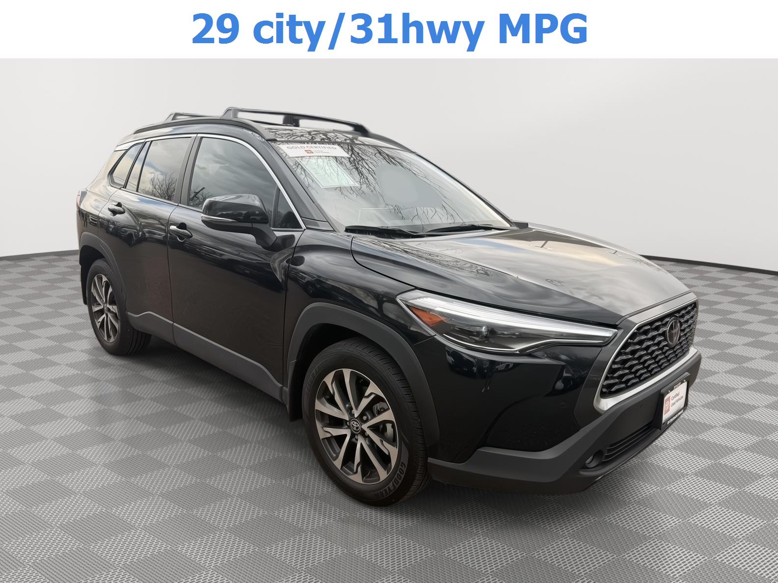 Jet Black 2024 Toyota Corolla Cross XLE AWD SUV / Crossover All-Wheel Drive Continuously Variable Transmission