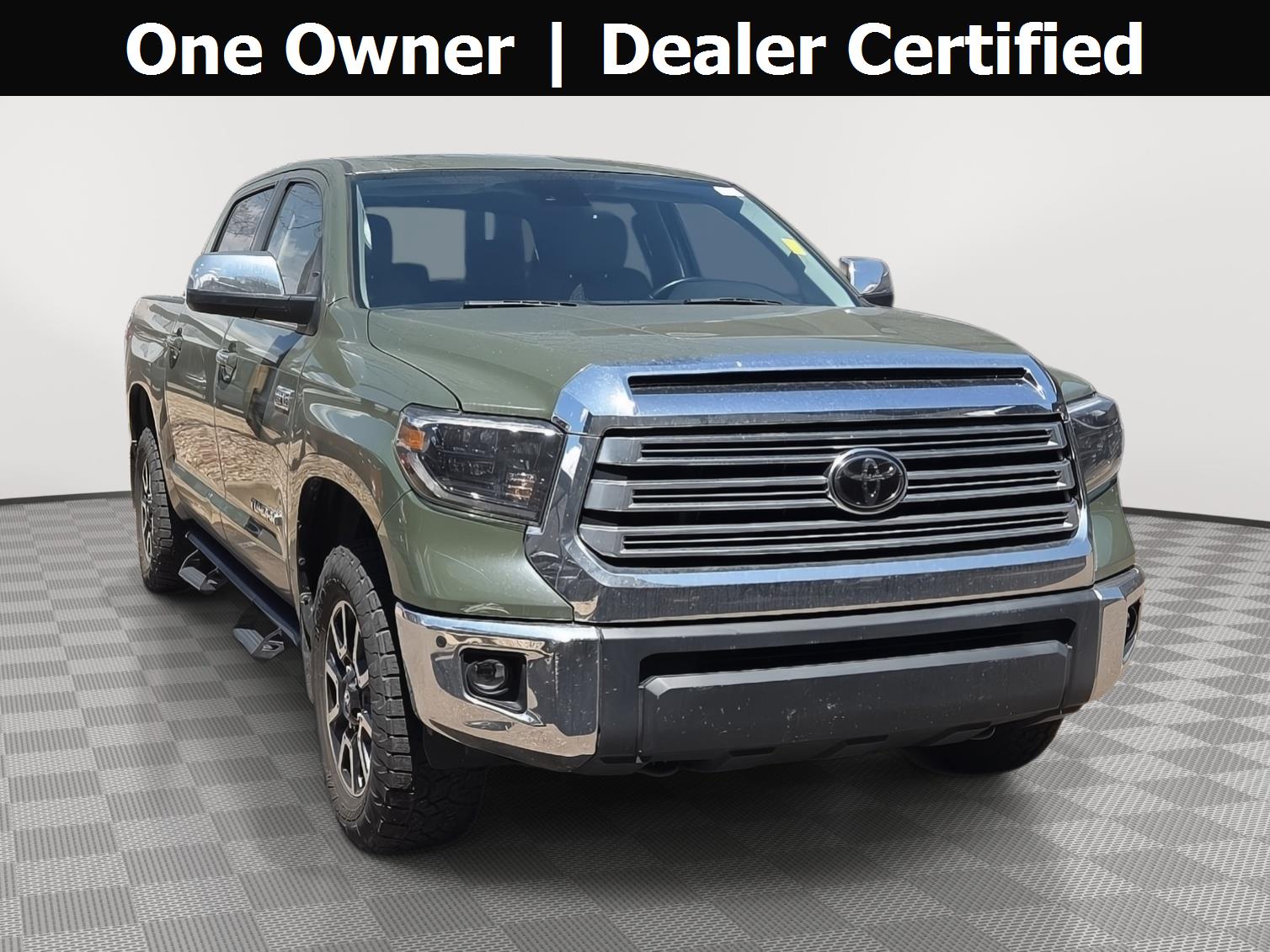Army Green 2021 Toyota Tundra Pickup Truck Four-Wheel Drive 6-Speed Automatic