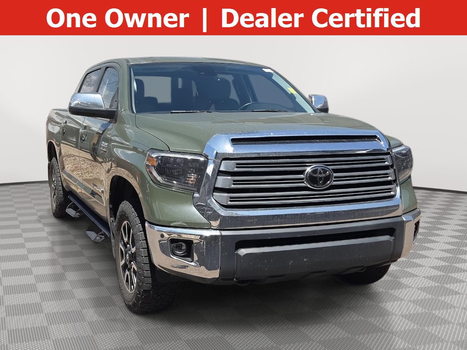 Army Green 2021 Toyota Tundra Pickup Truck Four-Wheel Drive 6-Speed Automatic