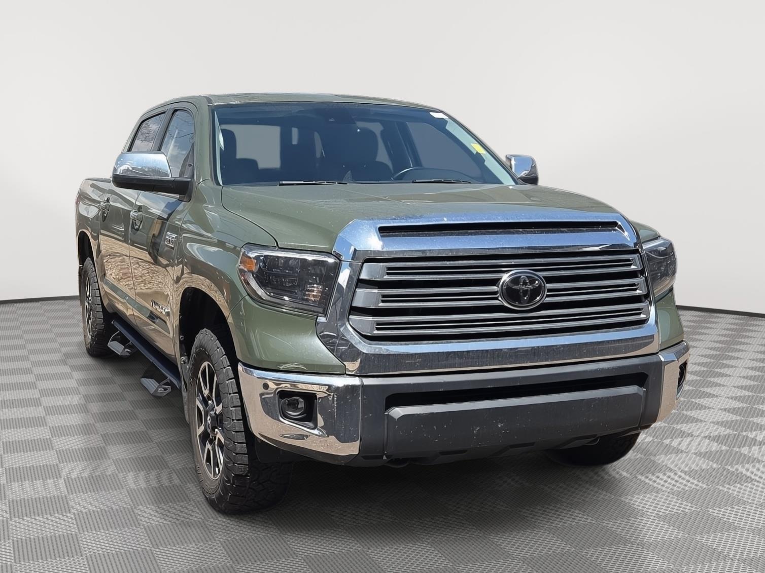 Army Green 2021 Toyota Tundra Limited CrewMax 4WD Pickup Truck Four-Wheel Drive 6-Speed Automatic
