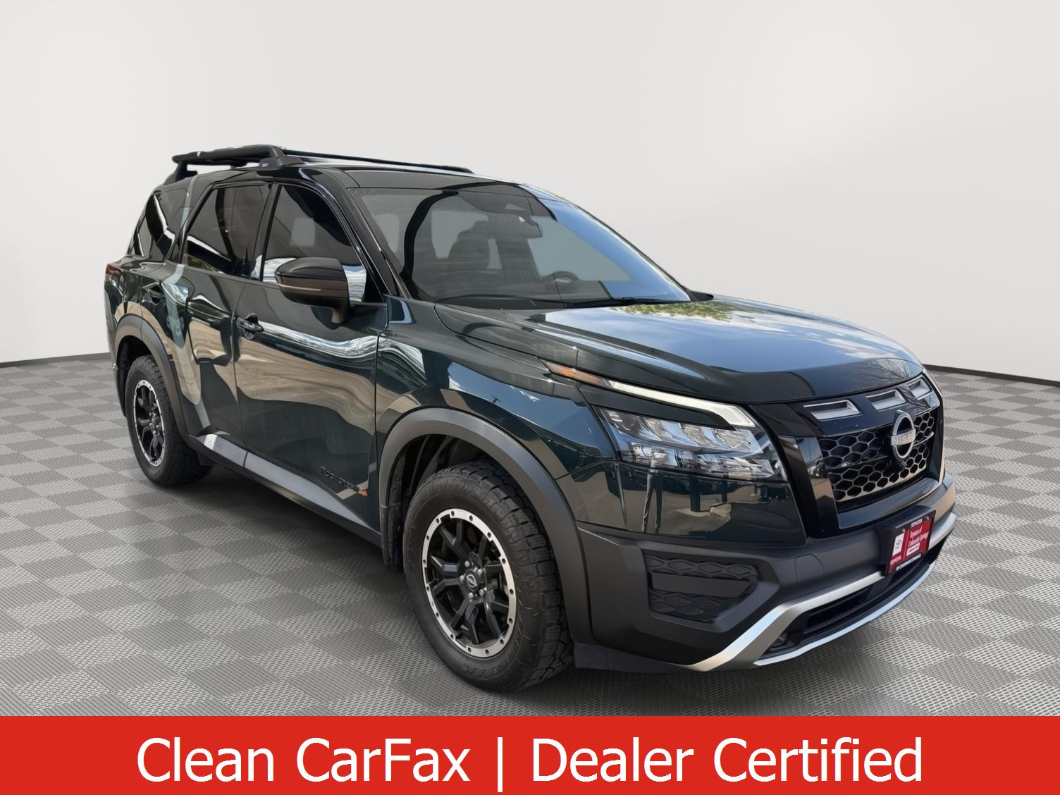 Obsidian Green Pearl/Super Black 2023 Nissan Pathfinder SUV / Crossover All-Wheel Drive Automatic
