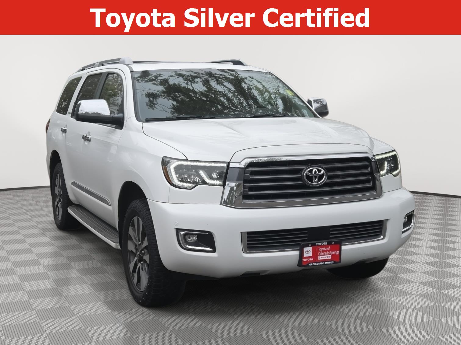 Super White 2019 Toyota Sequoia SUV / Crossover Four-Wheel Drive 6-Speed Automatic