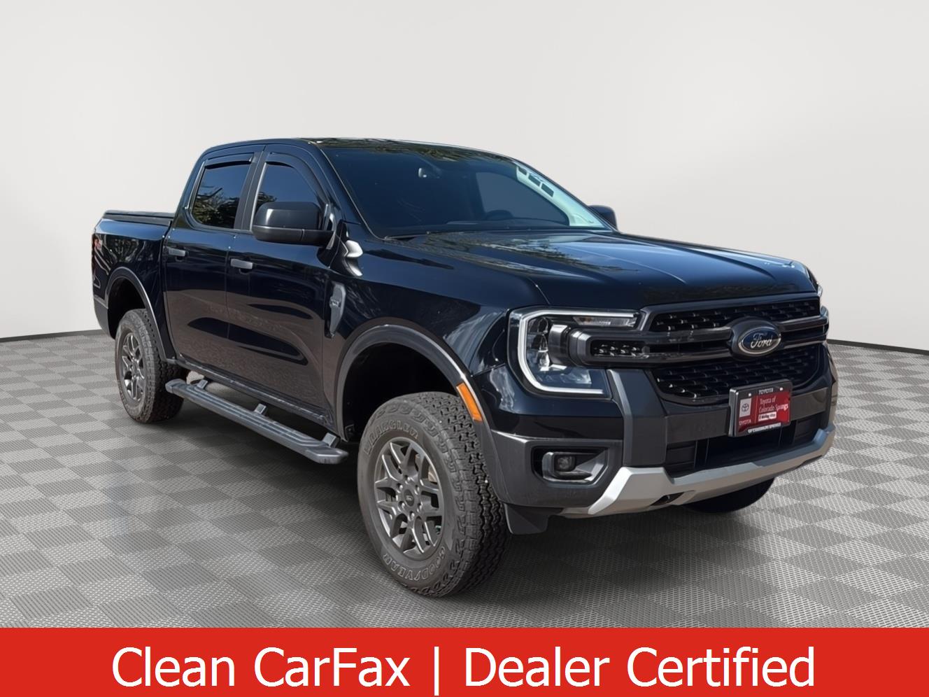 Shadow Black 2024 Ford Ranger Pickup Truck Four-Wheel Drive Automatic