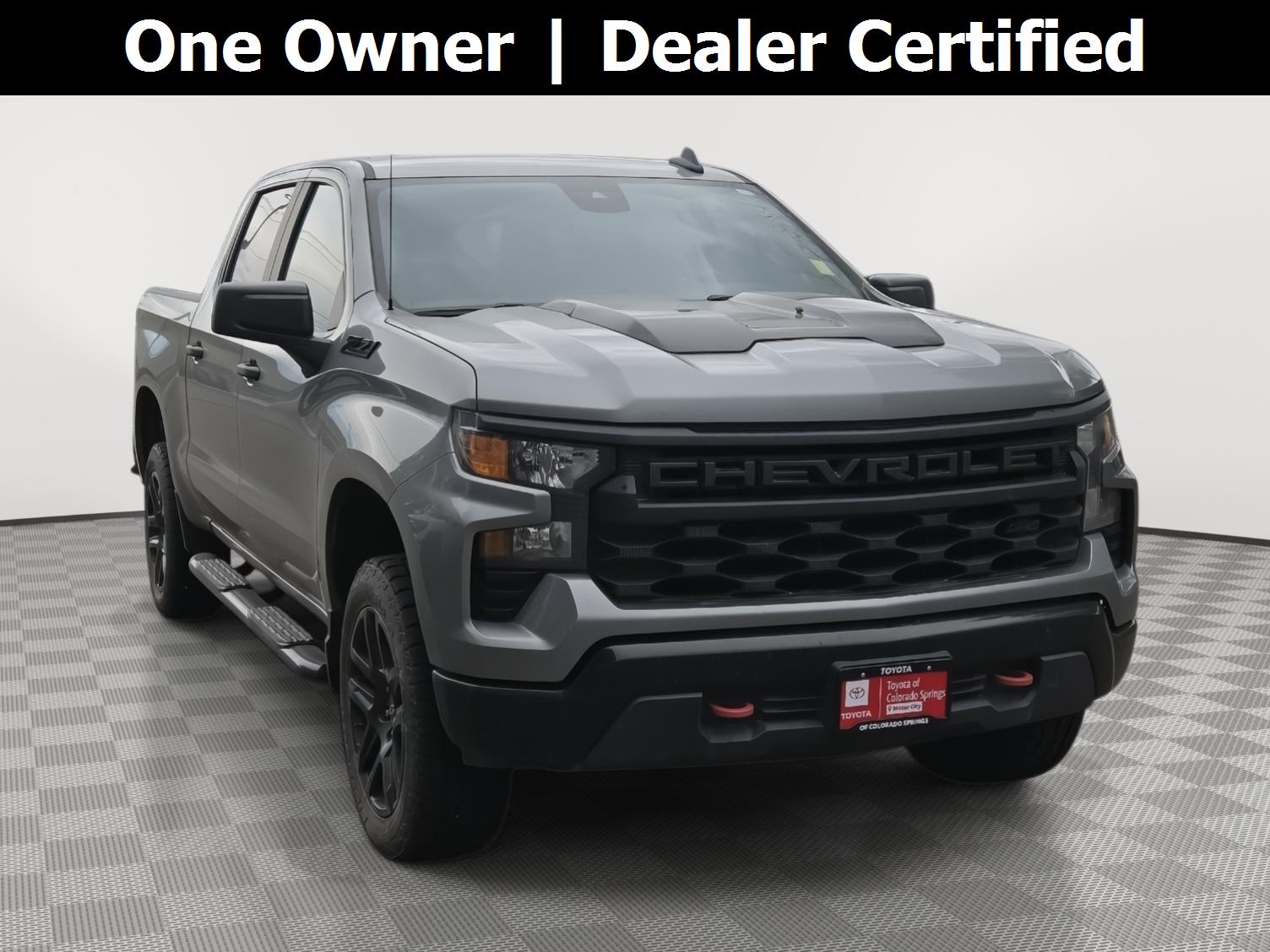 Sterling Gray Metallic 2023 Chevrolet Silverado 1500 Pickup Truck Four-Wheel Drive Automatic