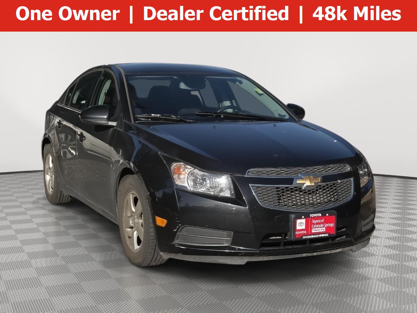 Black Granite Metallic 2014 Chevrolet Cruze Sedan Front-Wheel Drive 6-Speed Automatic Overdrive