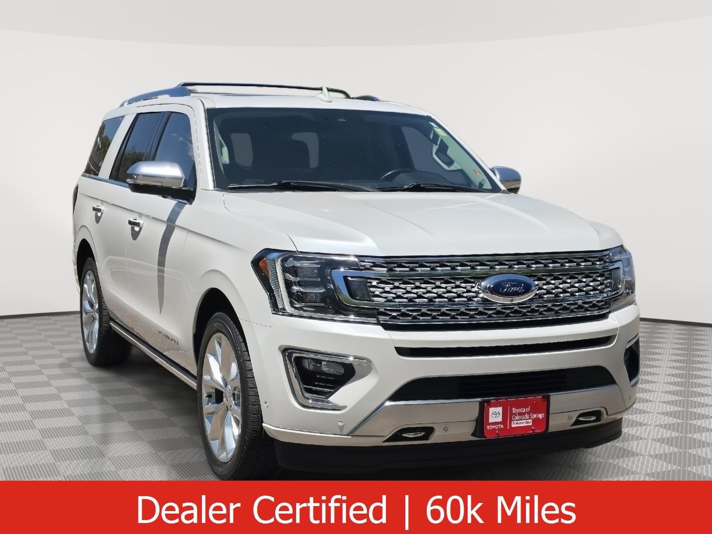 White Platinum Metallic Tri-Coat 2019 Ford Expedition SUV / Crossover Four-Wheel Drive Automatic
