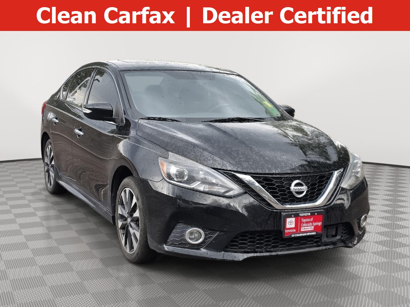 Super Black 2018 Nissan Sentra Sedan Front-Wheel Drive Continuously Variable Transmission