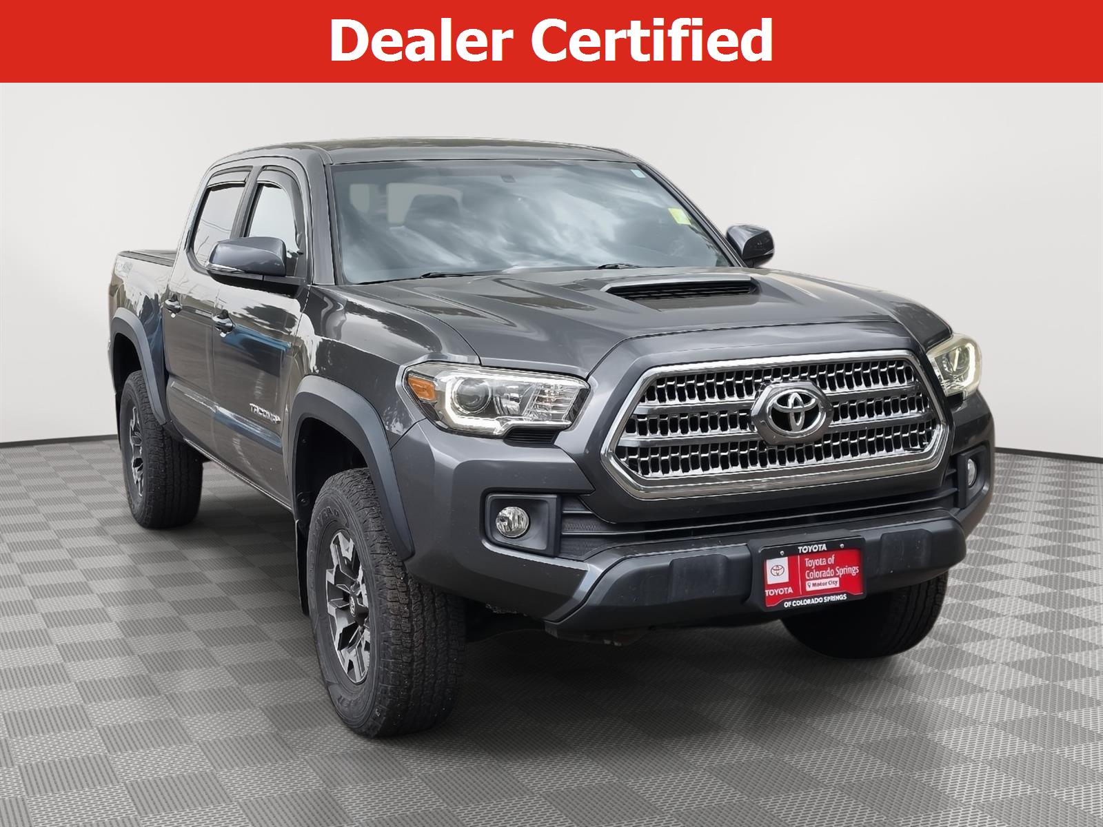 Magnetic Gray Metallic 2016 Toyota Tacoma Pickup Truck Four-Wheel Drive Automatic
