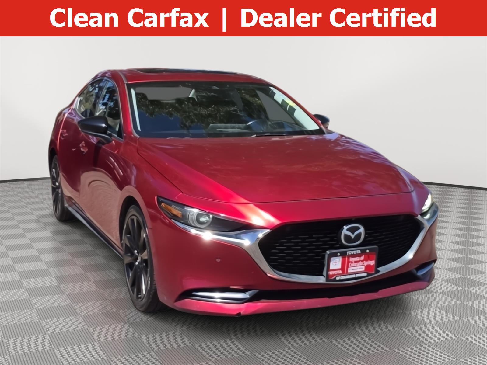 Soul Red Crystal Metallic 2021 Mazda MAZDA3 Sedan All-Wheel Drive Automatic