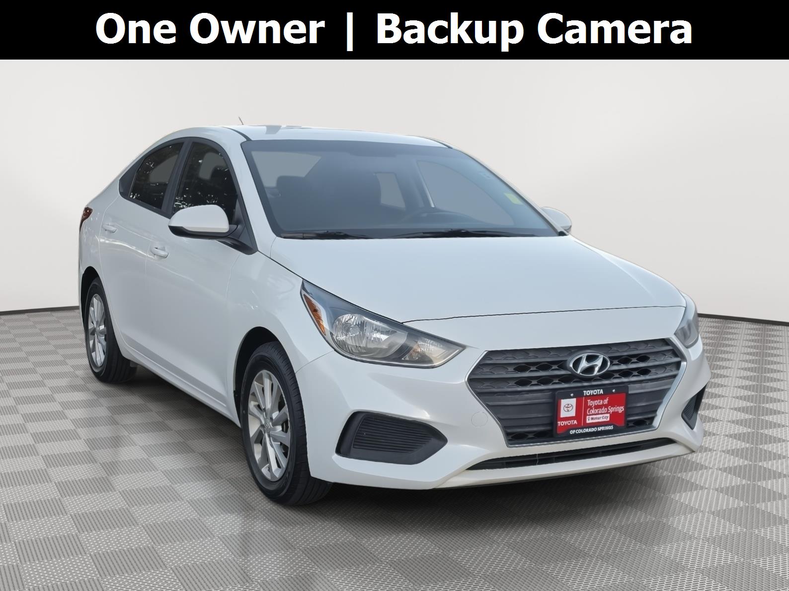 Frost White Pearl 2018 Hyundai Accent Sedan Front-Wheel Drive Automatic