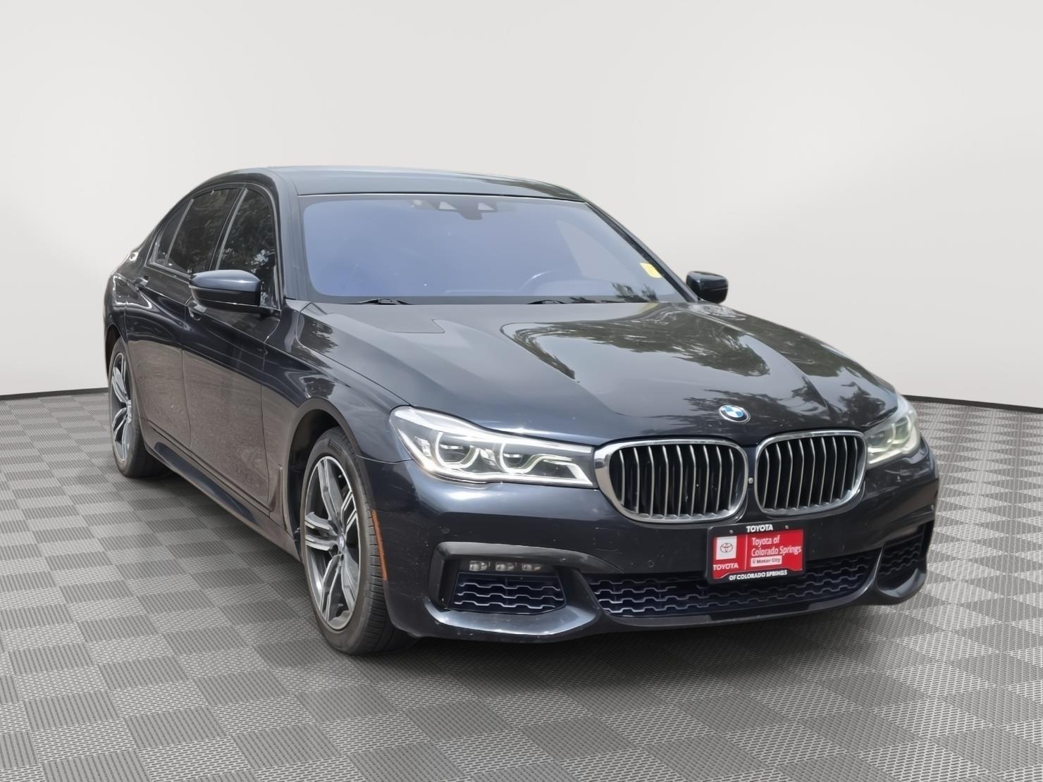 Imperial Blue Metallic 2017 BMW 7 Series Sedan All-Wheel Drive Automatic