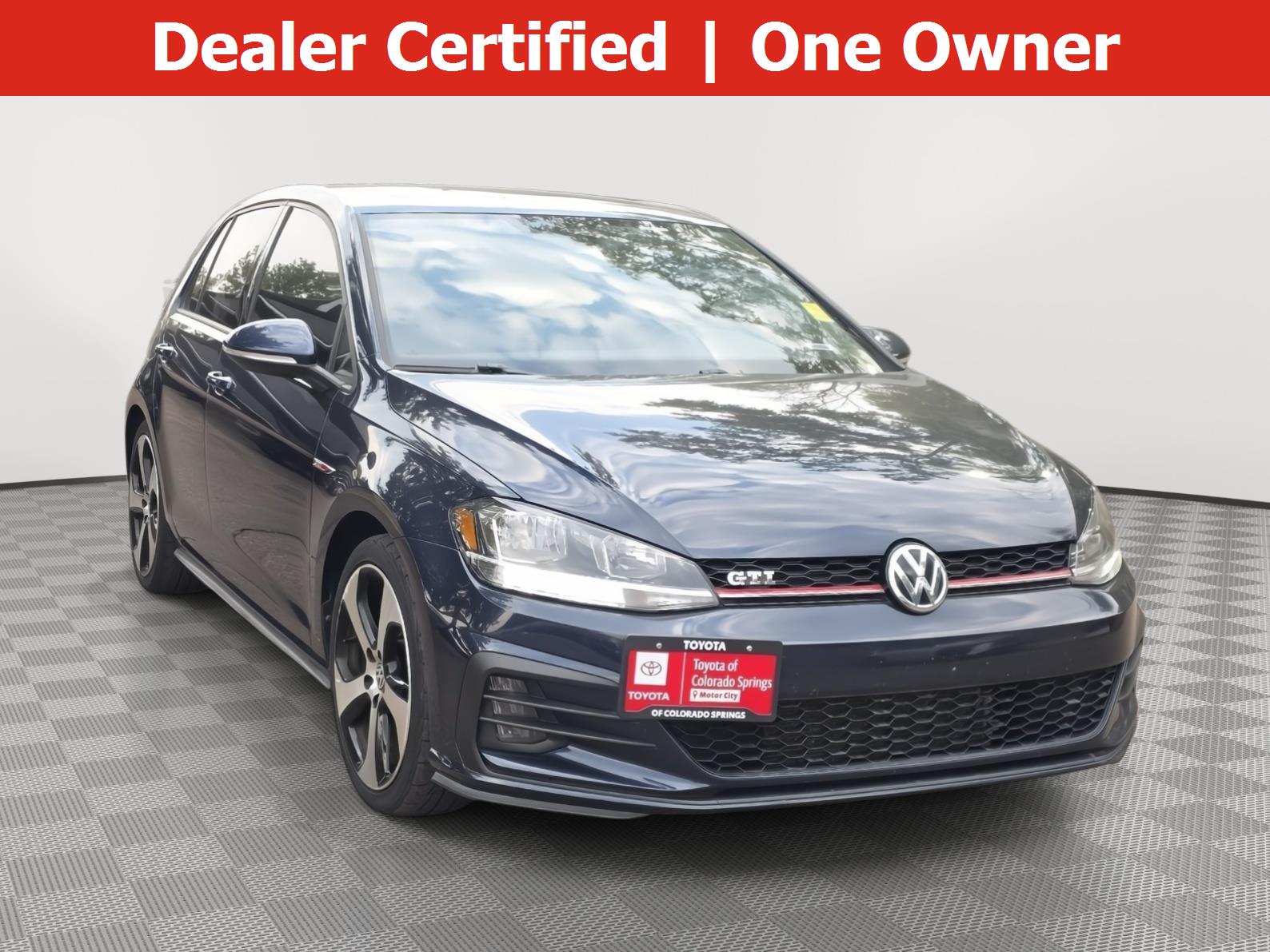 Night Blue Metallic 2018 Volkswagen Golf GTI Hatchback Front-Wheel Drive Automatic