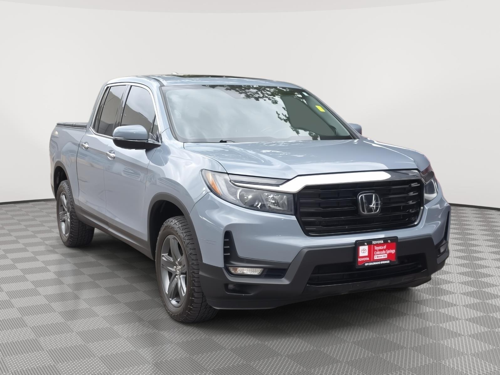 Sonic Gray Pearl 2023 Honda Ridgeline Pickup Truck All-Wheel Drive Automatic