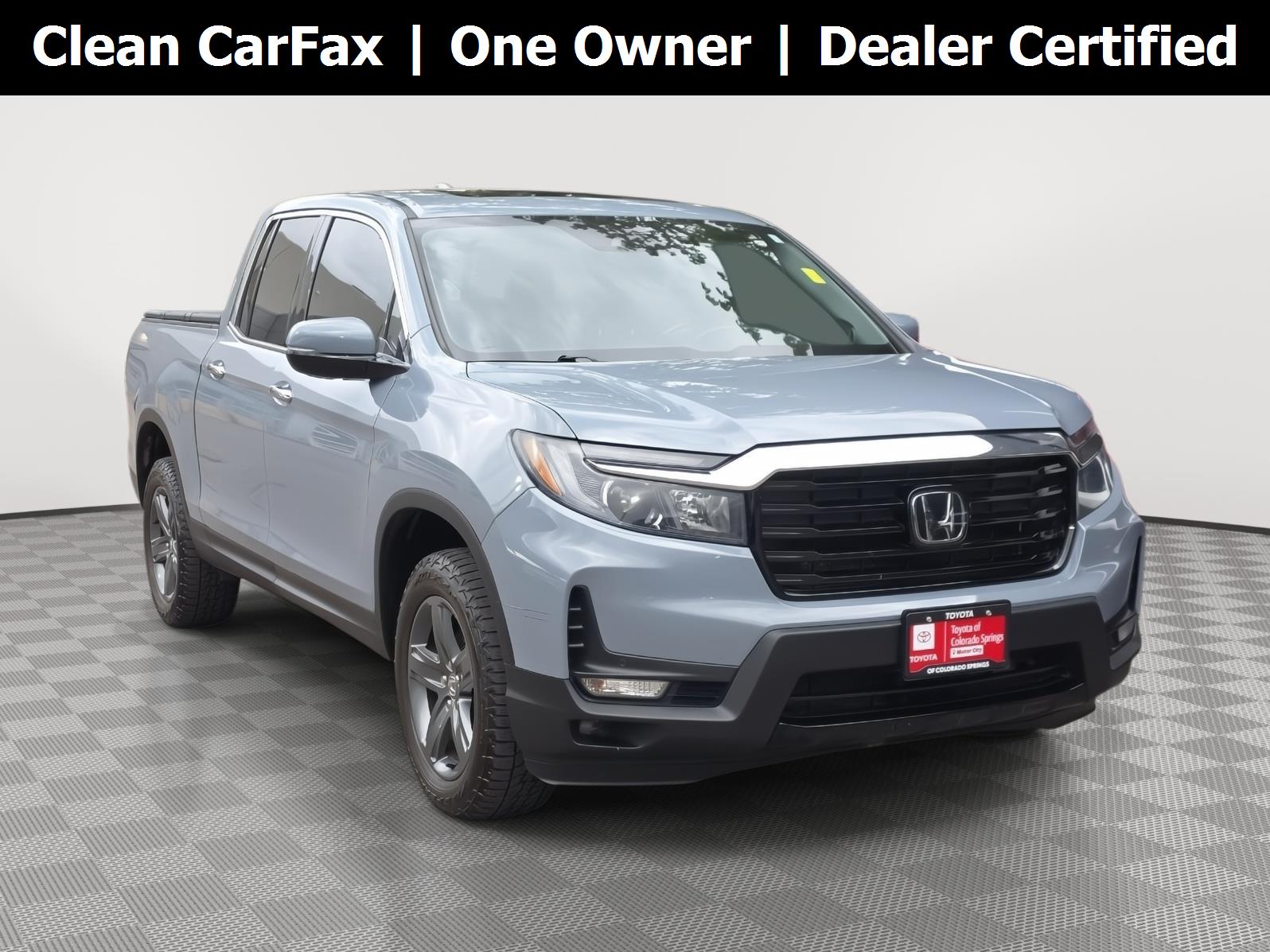 Sonic Gray Pearl 2023 Honda Ridgeline Pickup Truck All-Wheel Drive Automatic