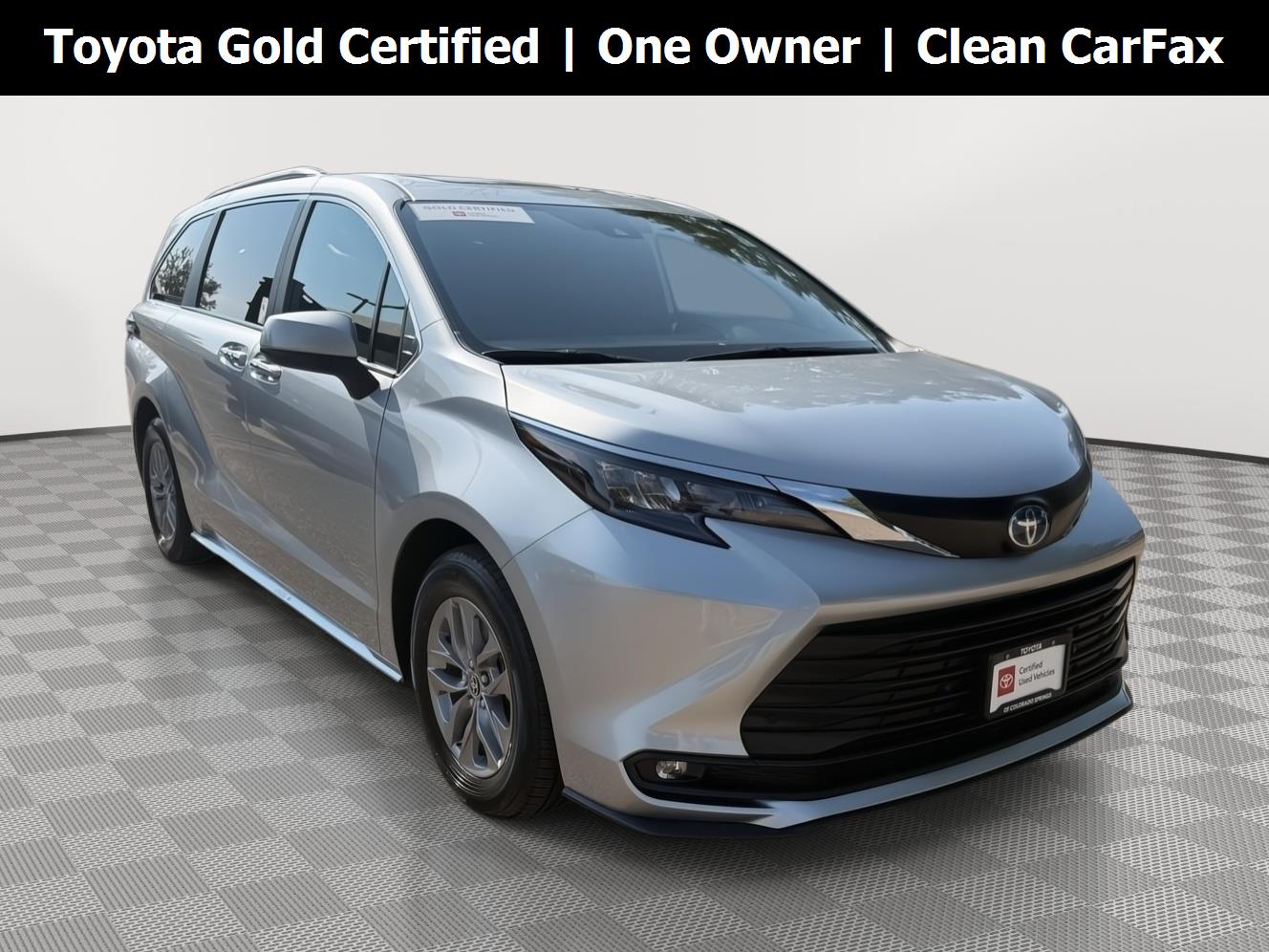 Celestial Silver Metallic 2025 Toyota Sienna Minivan All-Wheel Drive Continuously Variable Transmission