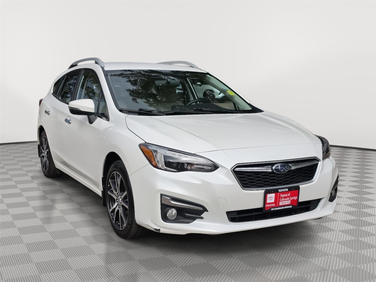 Crystal White Pearl 2018 Subaru Impreza Hatchback All-Wheel Drive Continuously Variable Transmission