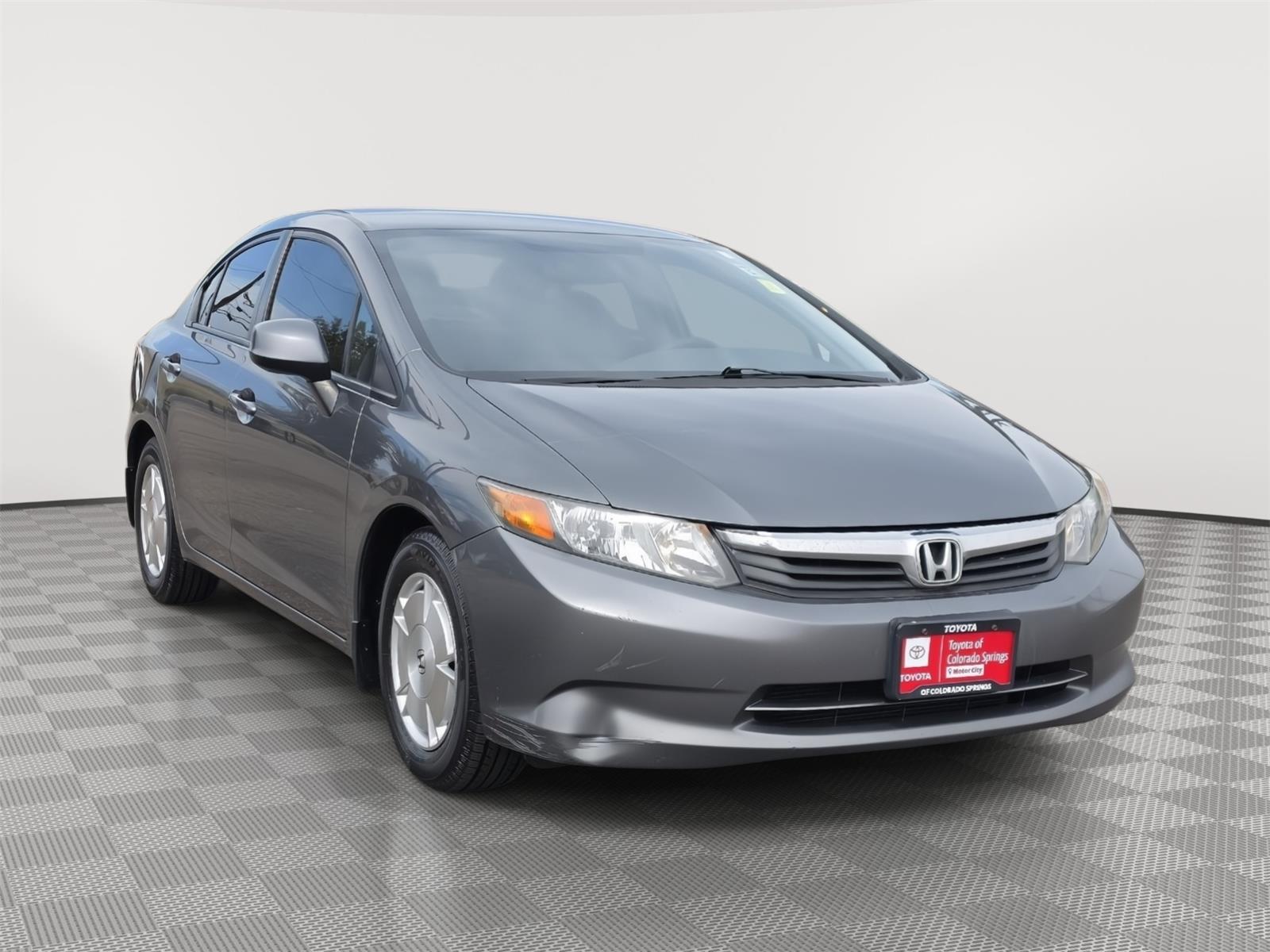 Polished Metal Metallic 2012 Honda Civic Sedan Front-Wheel Drive Automatic