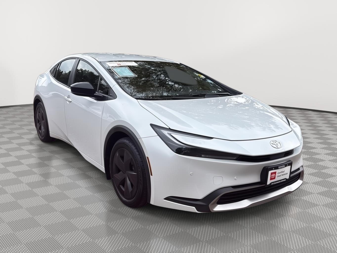 White (Wind Chill Pearl) 2025 Toyota Prius Plug-In Hybrid Hatchback Front-Wheel Drive Continuously Variable Transmission