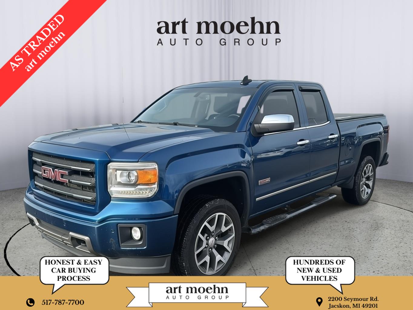 2015 GMC Sierra 1500 SLT Double Cab 4WD