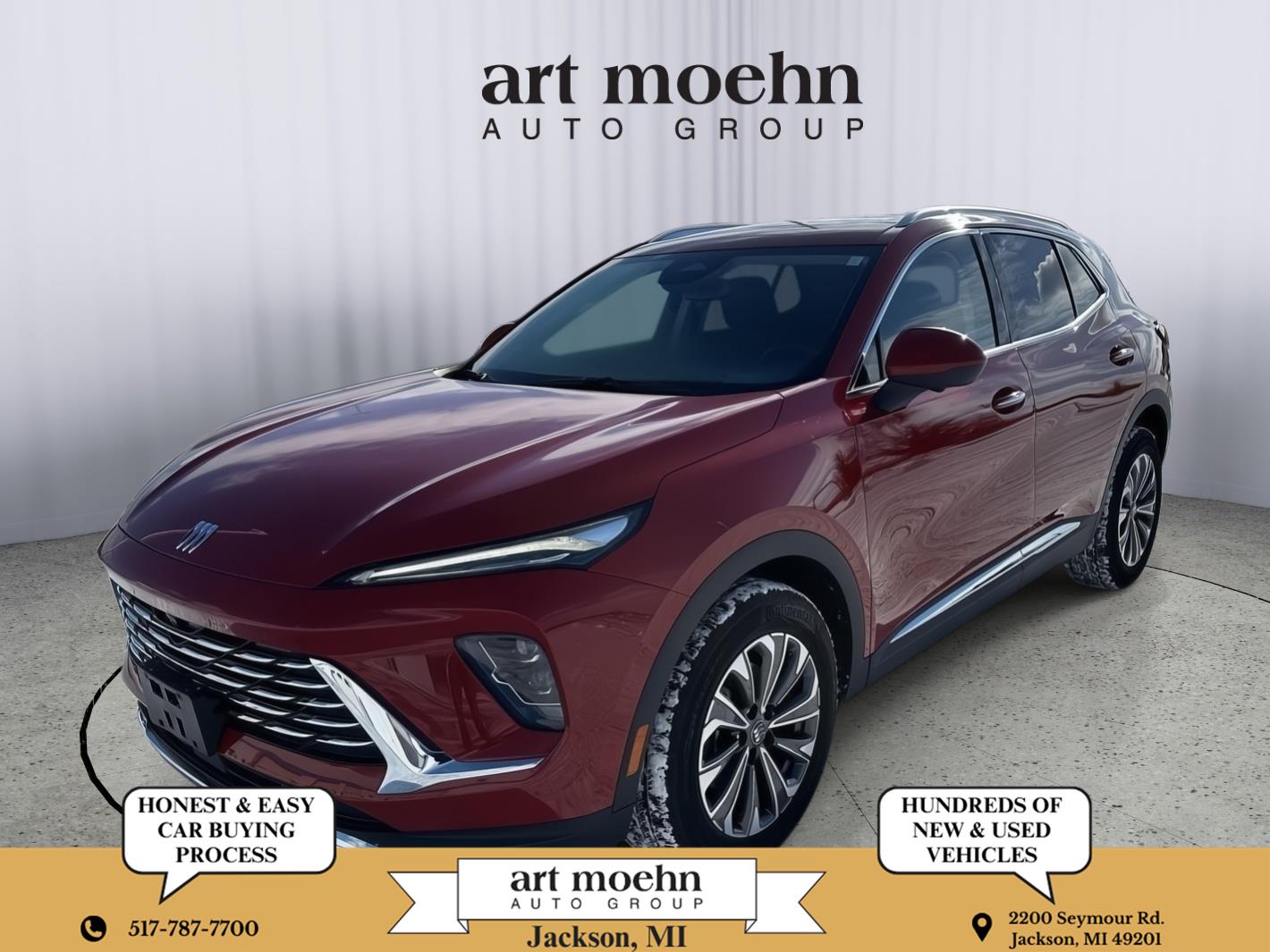 Brilliant Red 2025 Buick Envision Preferred AWD SUV / Crossover All-Wheel Drive 9-Speed Automatic