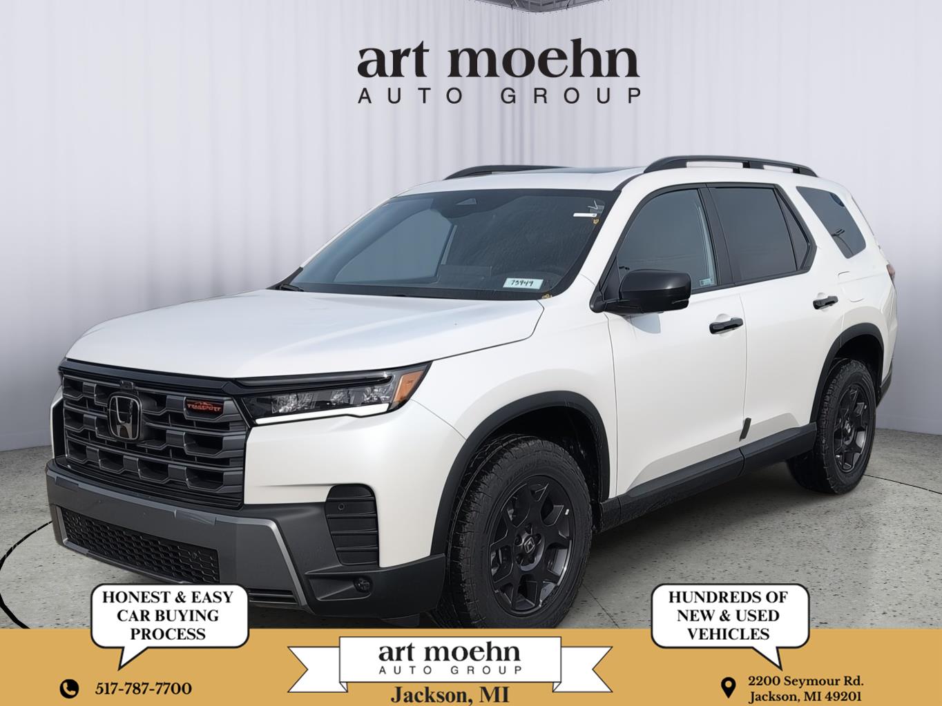 Platinum White Pearl 2026 Honda Pilot TrailSport AWD SUV / Crossover All-Wheel Drive Automatic