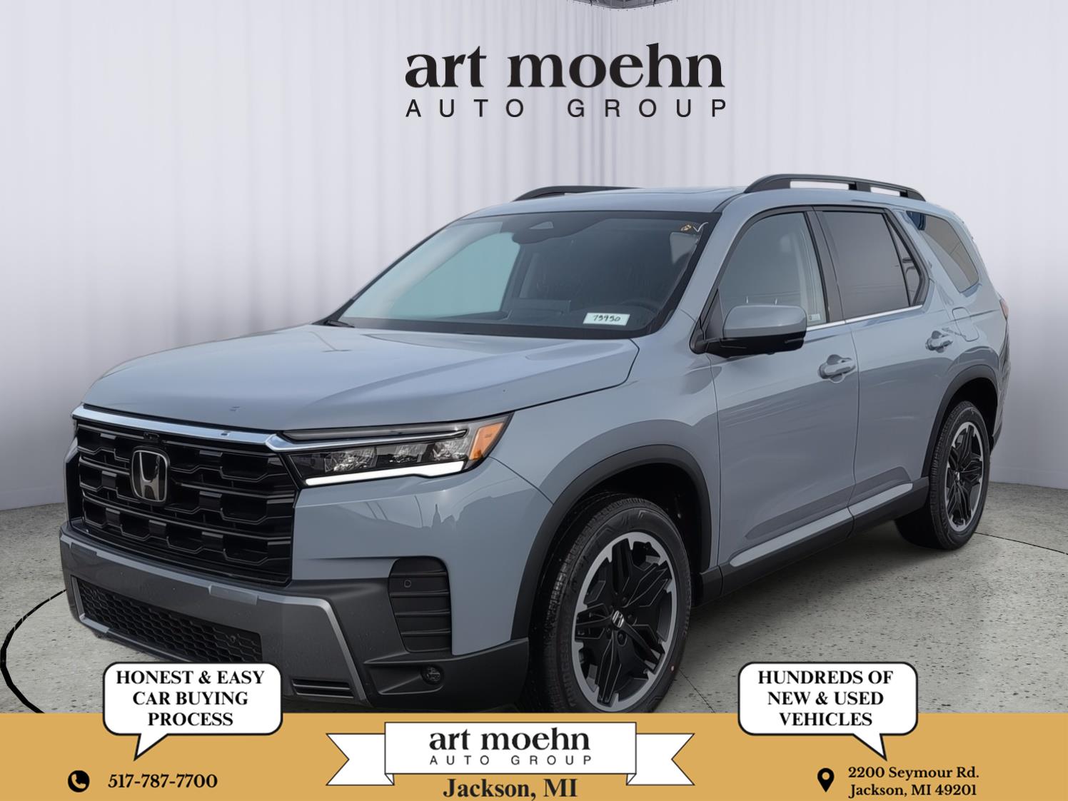 Sonic Gray Pearl 2026 Honda Pilot SUV / Crossover All-Wheel Drive Automatic