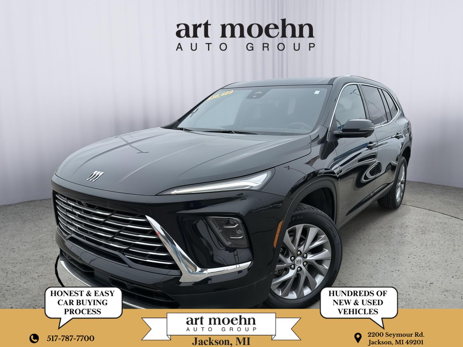 Black (Ebony Twilight Metallic) 2025 Buick Enclave Preferred AWD SUV / Crossover Four-Wheel Drive 8-Speed Automatic