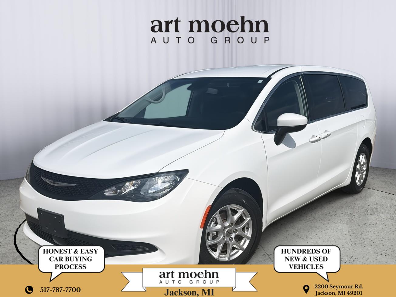 Bright White Clearcoat 2023 Chrysler Voyager LX FWD Minivan Front-Wheel Drive 9-Speed Automatic