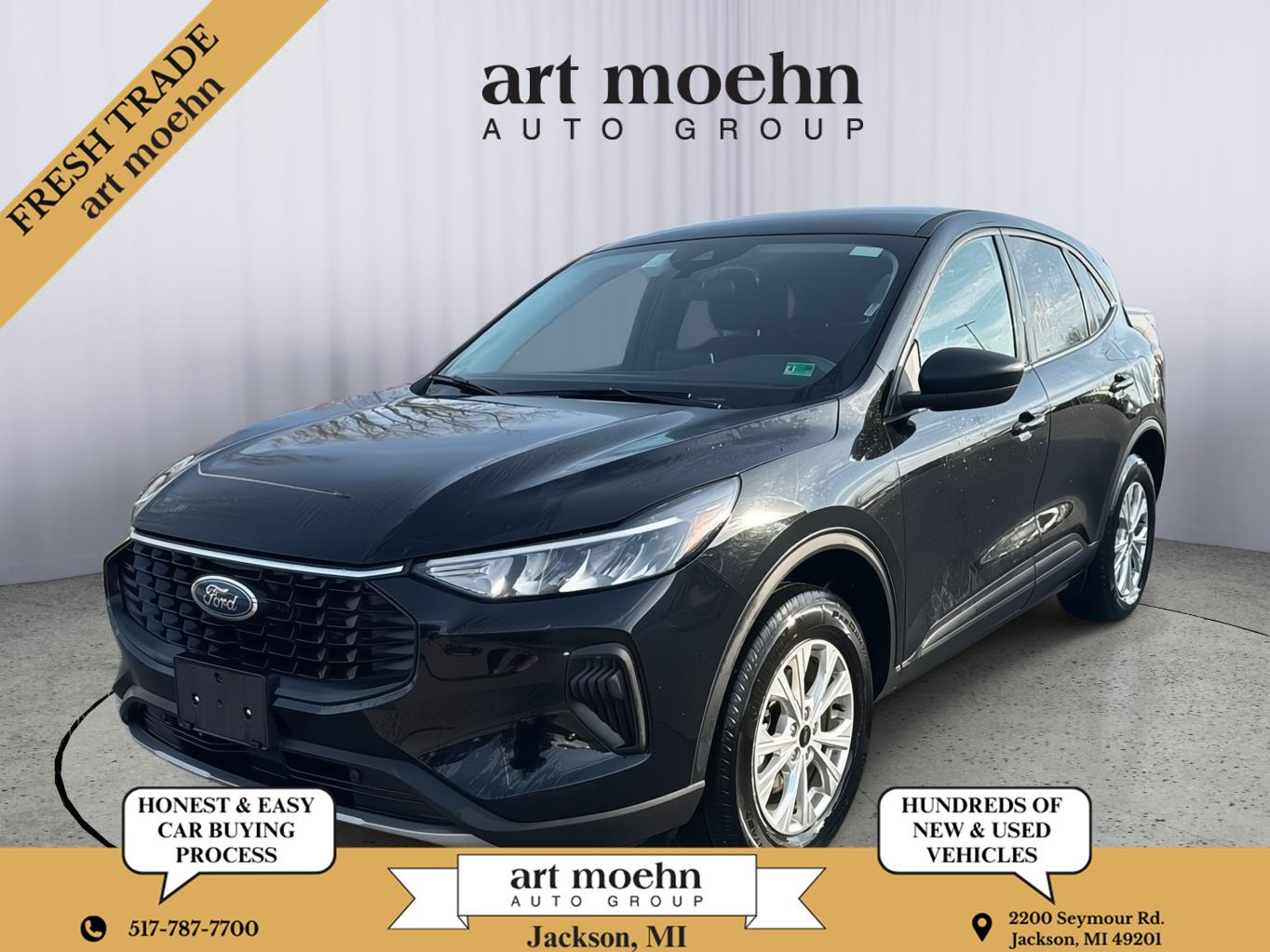 Agate Black Metallic 2025 Ford Escape Active AWD SUV / Crossover All-Wheel Drive 8-Speed Automatic