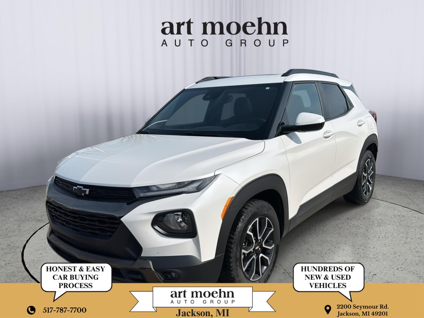 White (Iridescent Pearl Tricoat) 2023 Chevrolet Trailblazer ACTIV FWD SUV / Crossover Front-Wheel Drive Continuously Variable Transmission