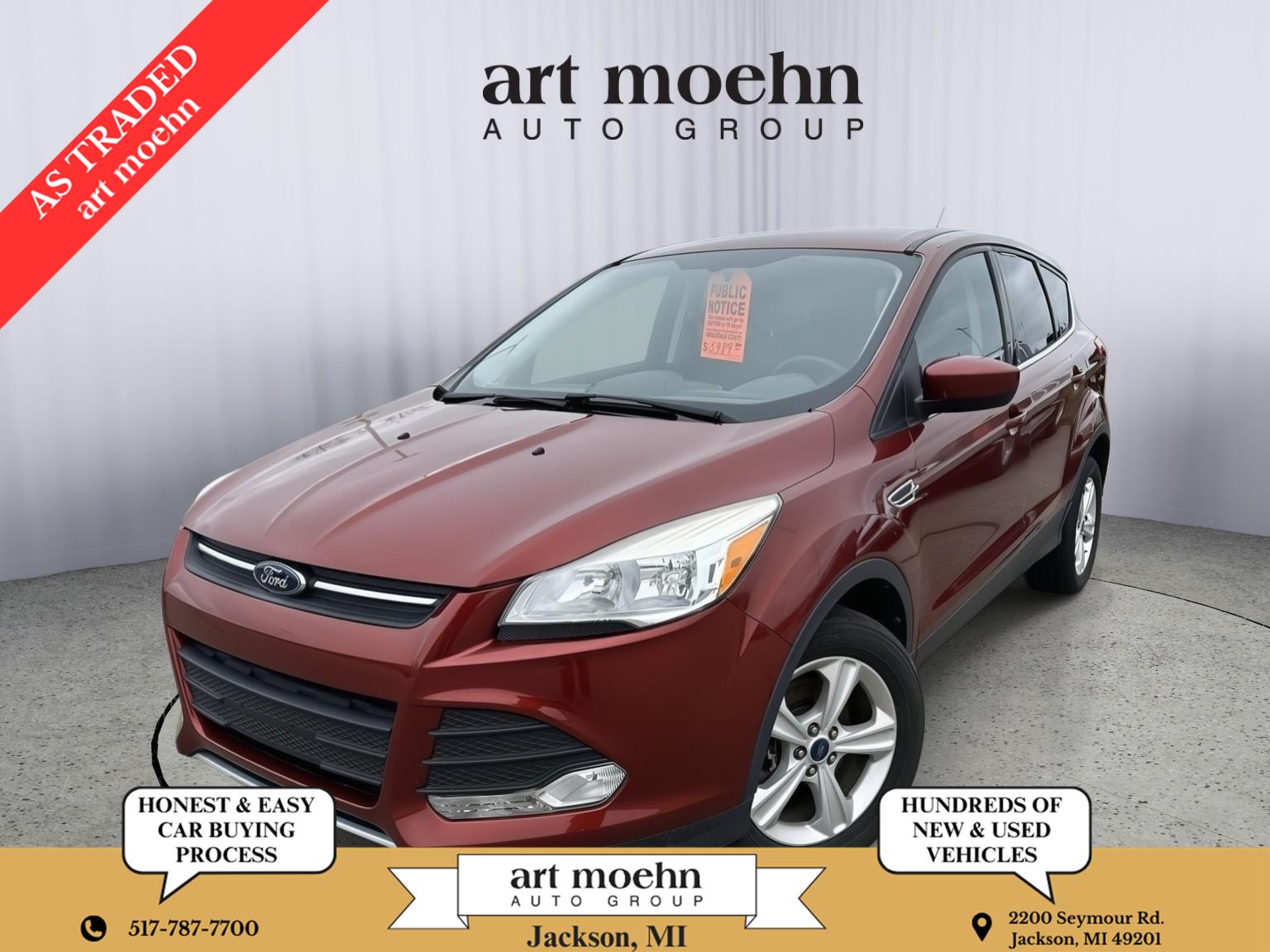 2014 Ford Escape SE AWD SUV / Crossover All-Wheel Drive 6-Speed Automatic