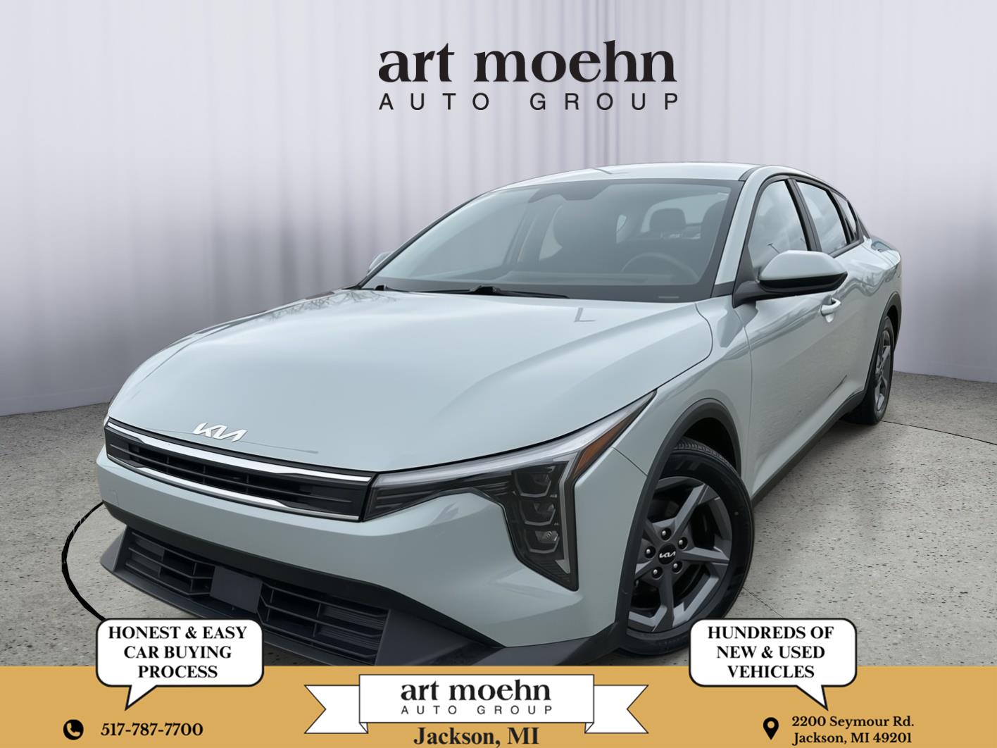 Morning Haze 2025 Kia K4 LXS FWD Sedan Front-Wheel Drive Continuously Variable Transmission