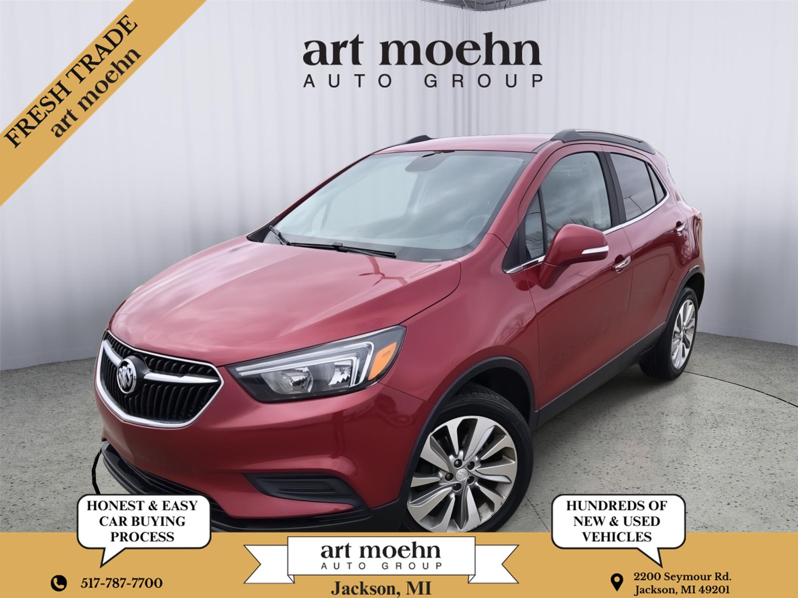 Winterberry Red Metallic 2017 Buick Encore Preferred FWD SUV / Crossover Front-Wheel Drive 6-Speed Automatic Overdrive