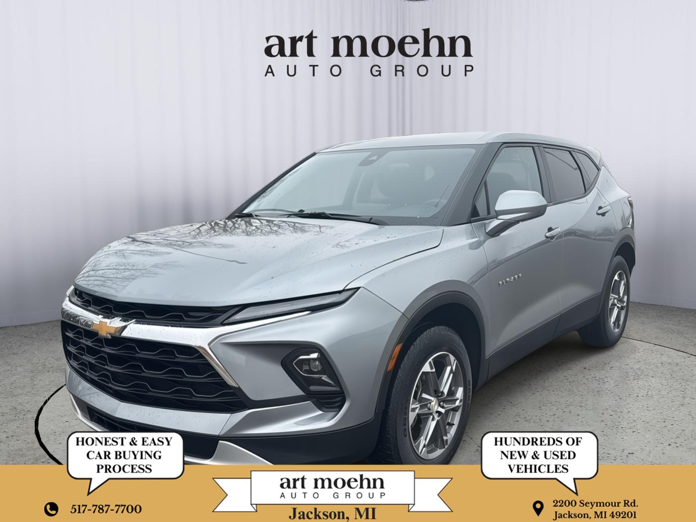 Sterling Gray Metallic 2025 Chevrolet Blazer 2LT AWD SUV / Crossover All-Wheel Drive 9-Speed Automatic