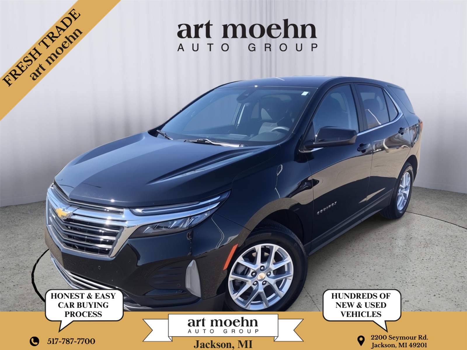 Mosaic Black Metallic 2023 Chevrolet Equinox LT FWD with 1LT SUV / Crossover Front-Wheel Drive 6-Speed Automatic