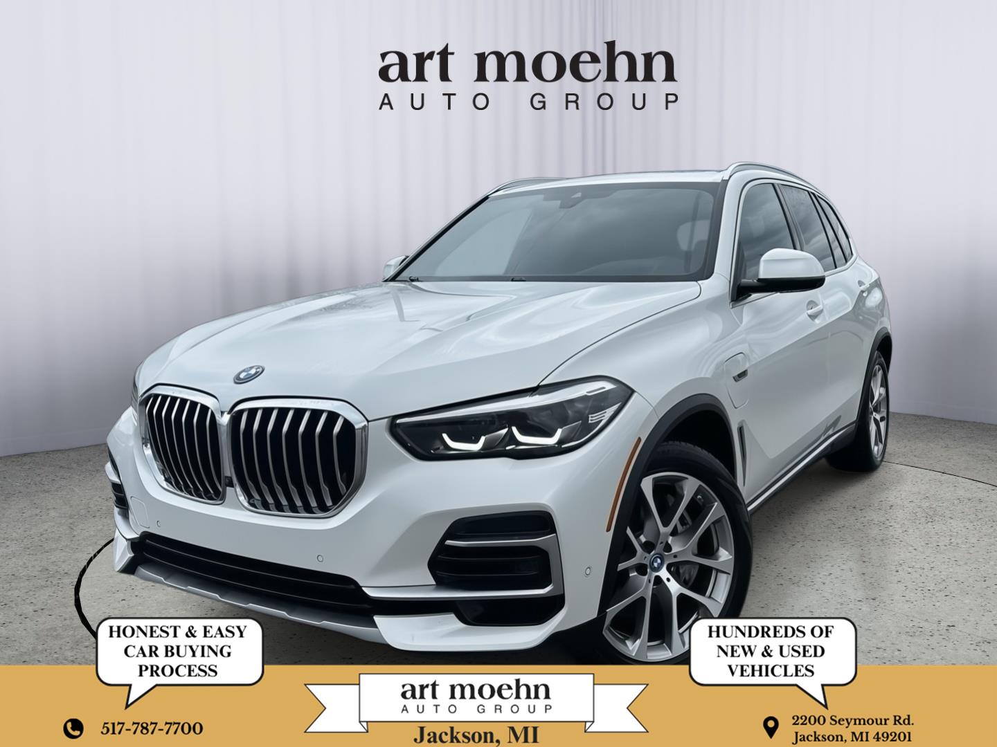 Mineral White Metallic 2023 BMW X5 xDrive45e AWD SUV / Crossover All-Wheel Drive Automatic