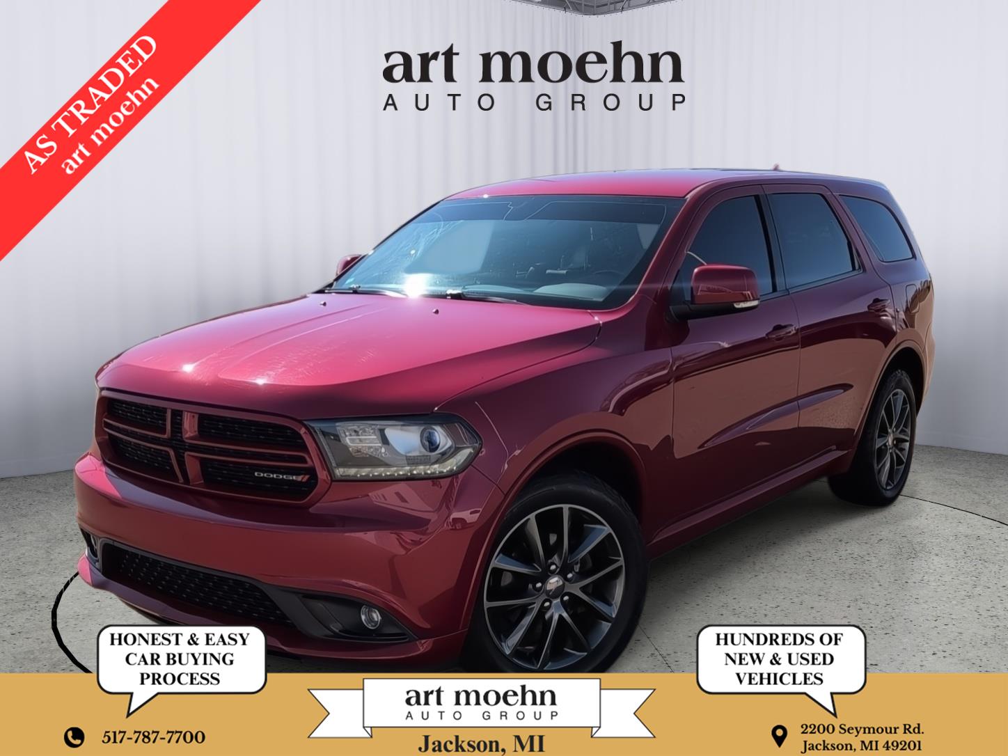 Redline 2 Coat Pearl 2018 Dodge Durango GT AWD SUV / Crossover All-Wheel Drive 8-Speed Automatic