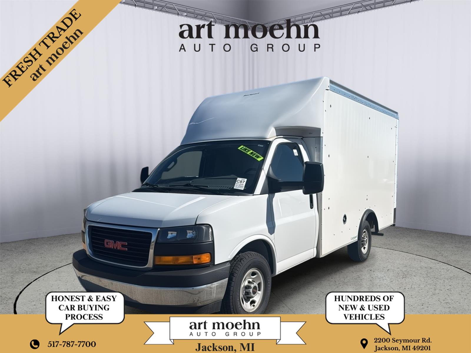 Summit White 2022 GMC Savana Chassis 3500 139 Cutaway RWD Van Rear-Wheel Drive 6-Speed Automatic