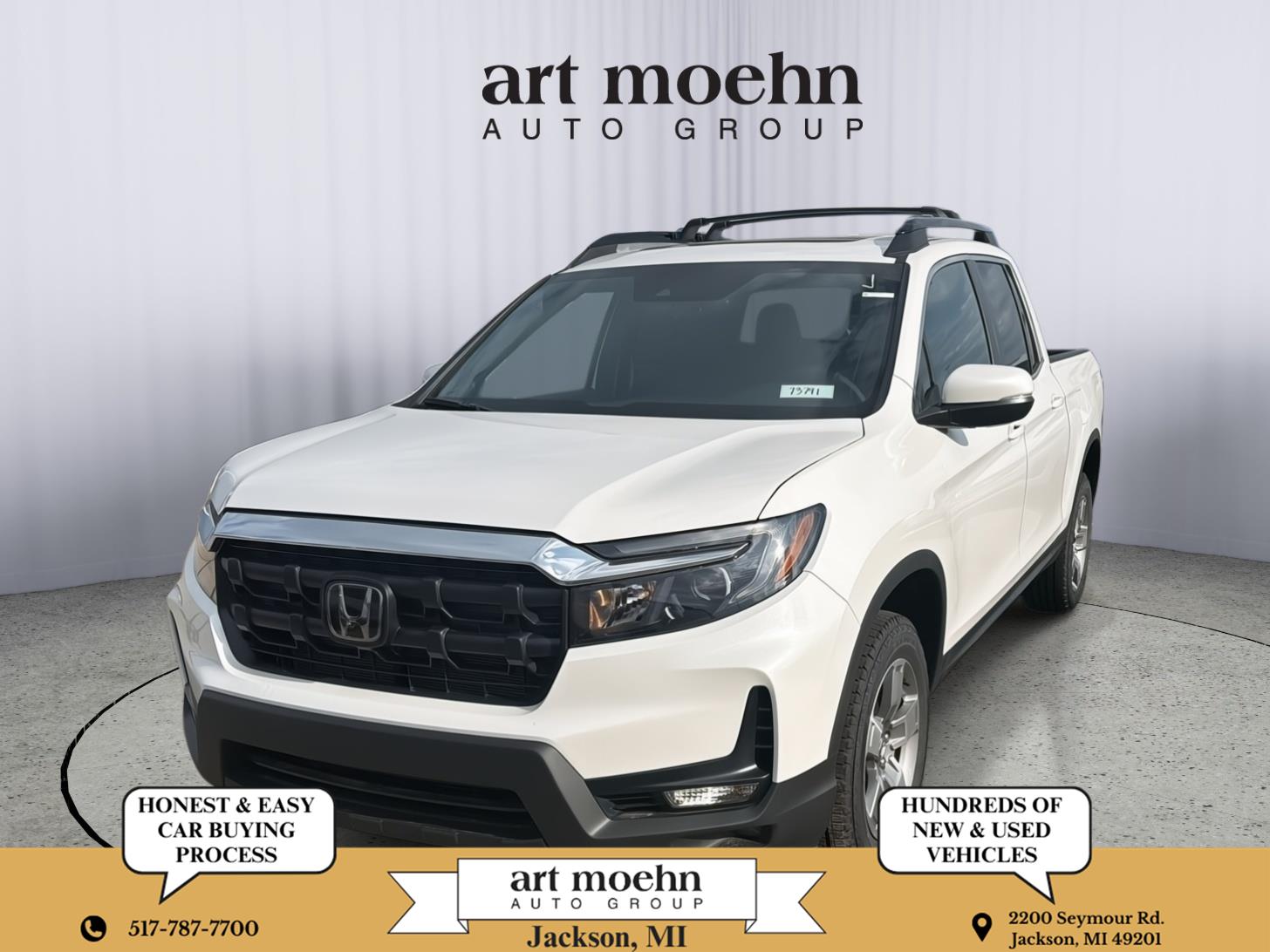 Platinum White Pearl 2026 Honda Ridgeline Pickup Truck All-Wheel Drive Automatic