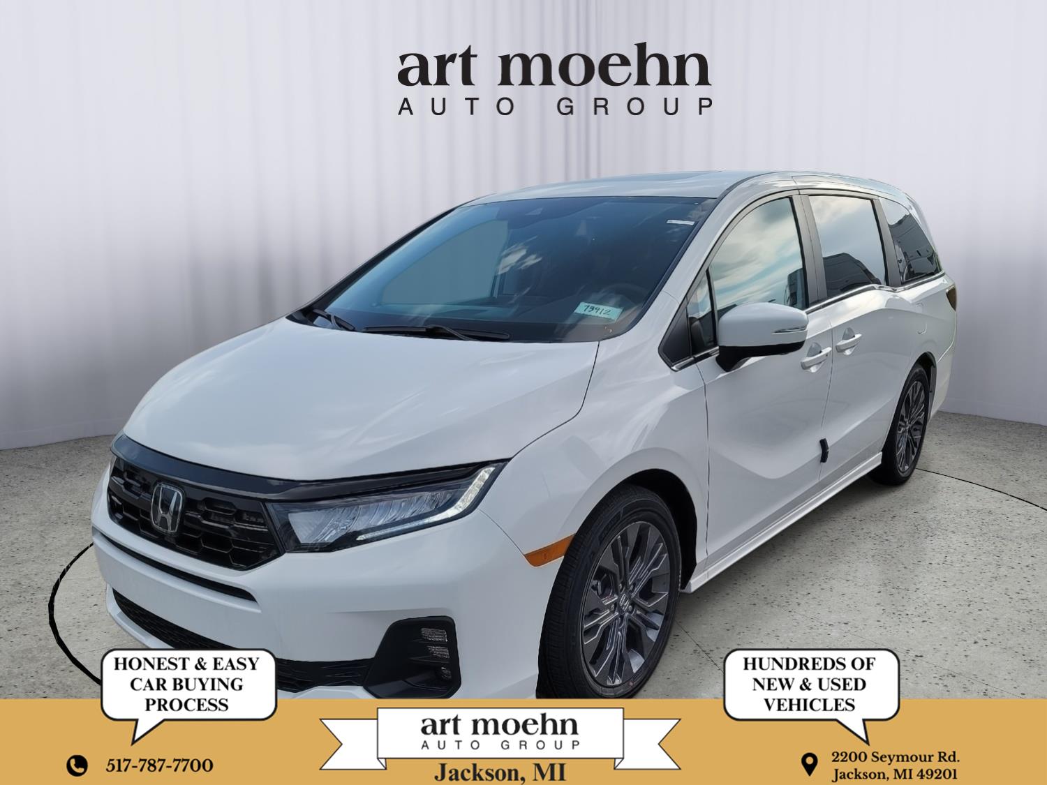 Platinum White Pearl 2026 Honda Odyssey Touring FWD Minivan Front-Wheel Drive Automatic