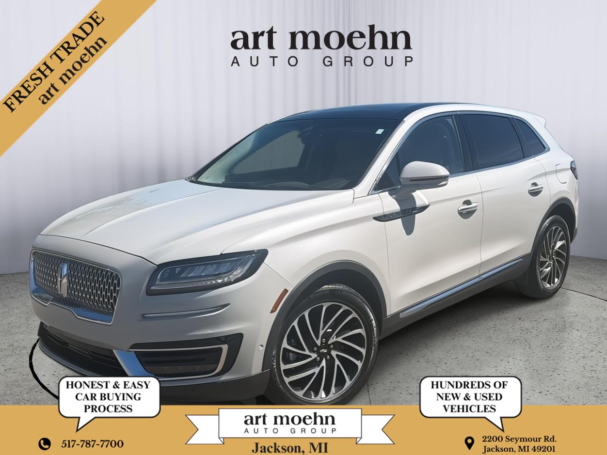 Ceramic Pearl Metallic Tri-Coat 2019 Lincoln Nautilus Reserve AWD SUV / Crossover All-Wheel Drive 8-Speed Automatic