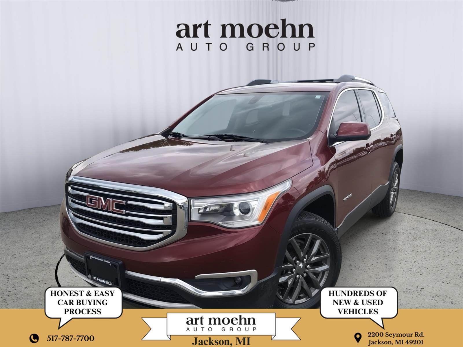 Crimson Red Tintcoat 2018 GMC Acadia SUV / Crossover Front-Wheel Drive 6-Speed Automatic